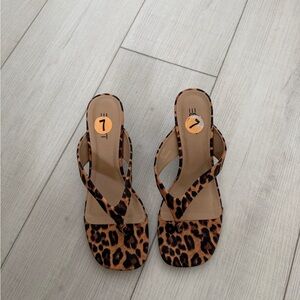 Leopard Print Women's Kitten Heels